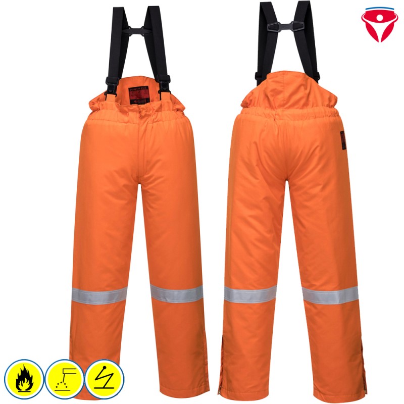 PortWest AF83 AraFlame gefütterte, flammhemmende Winterhose