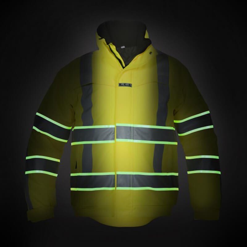HydroWear INDIA Warnschutz Pilotenjacke Glow in the Dark