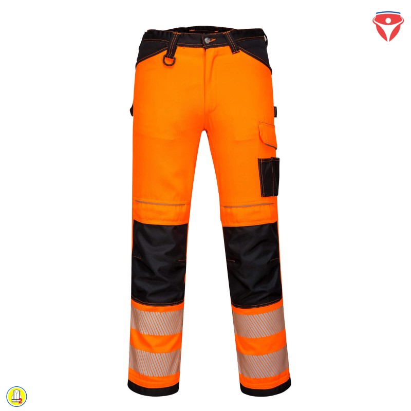 PortWest PW340 Warnschutzhose mit viel Funktion