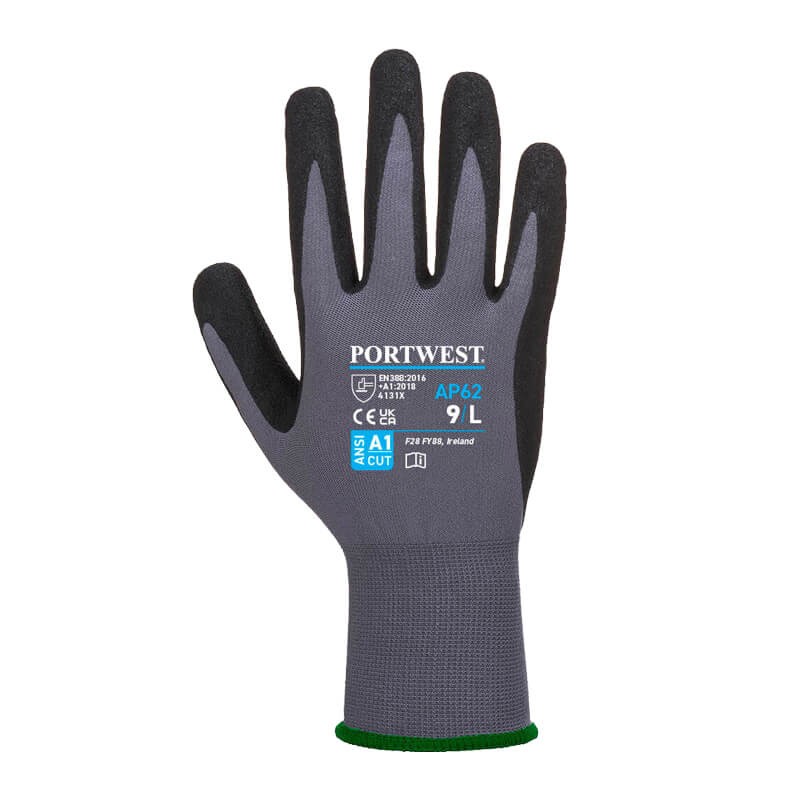 PortWest AP62 DermiFlex Aqua Handschuhe schwerölabstossend