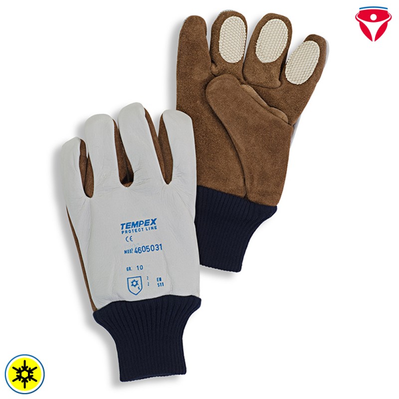 Kommissionierer Handschuhe Tempex mit Noppenbesatz