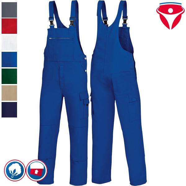 BP Basic 1482 Latzhose mit Kniepolstertaschen