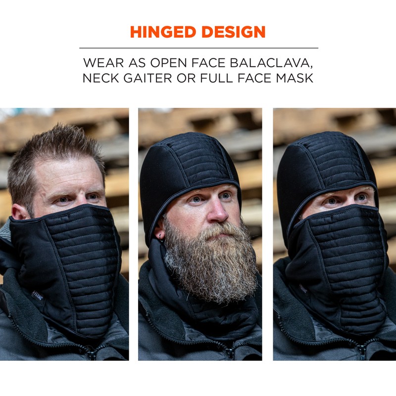 N-Ferno 6955 isolierte Sturmhaube für extreme Kälte 3-lagig PolarTec