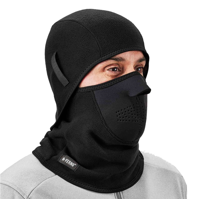 N-Ferno 6827 Fleece Sturmhaube Gesichtsmaske 2-teilig Fleece/Neopren