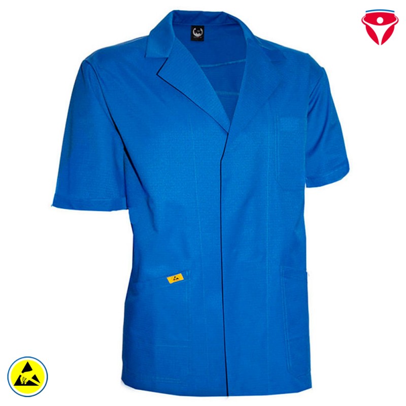ESD Jacke kurzarm für Herren | royalblau