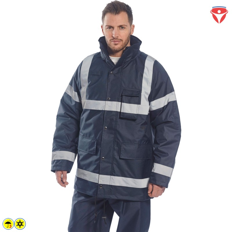PortWest S433 Iona Lite Jacke gefüttert nach EN 342 + EN 343