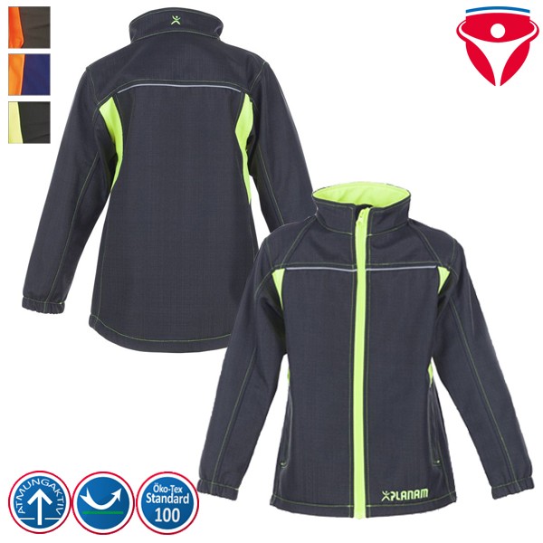Planam Junior Kinder Softshell Jacke