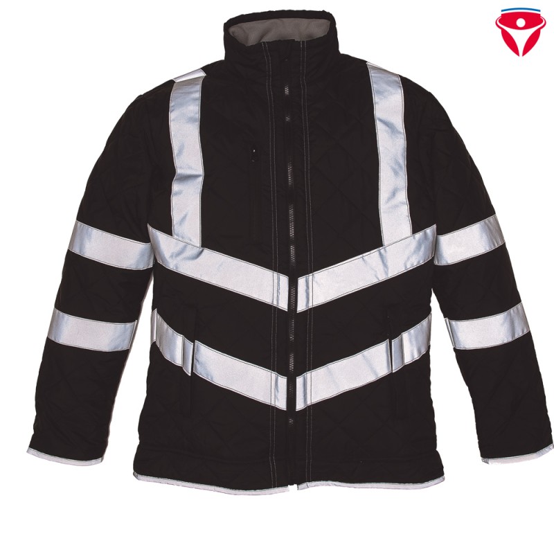 Warnschutz Steppjacke Kensington mit Fleece