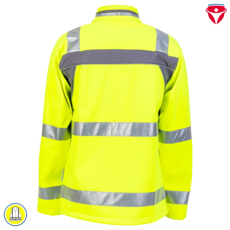 Planam Plaline Warnschutz Softshell Jacke