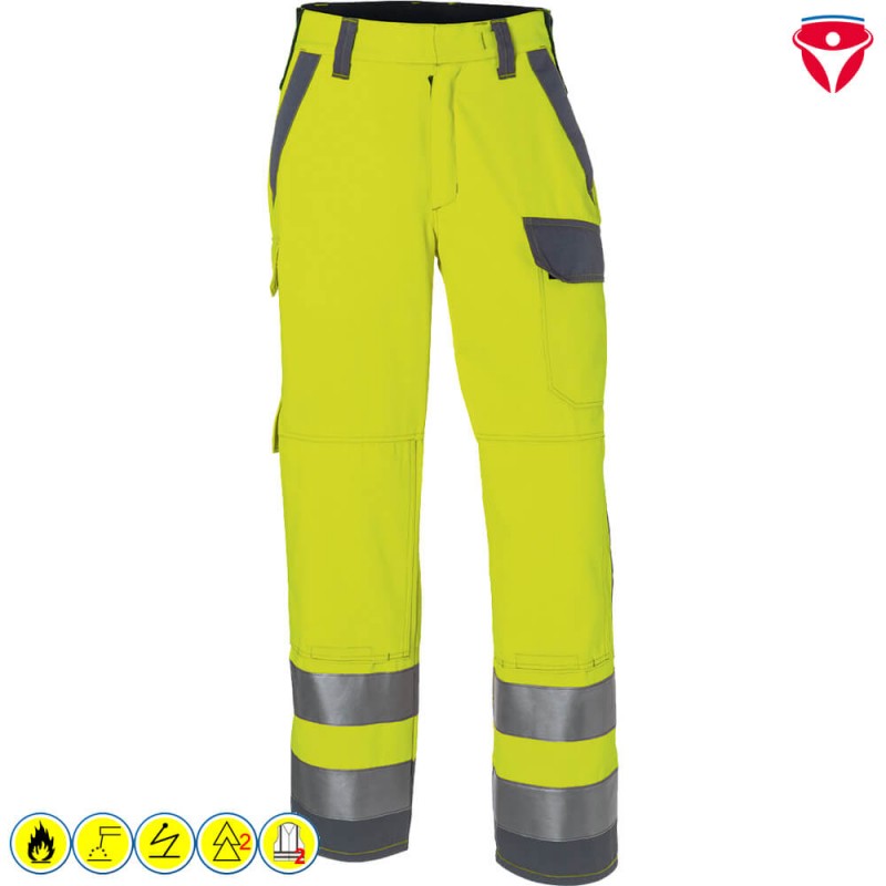 Kübler Hose Protectiq High Vis arc2 | 7 kA