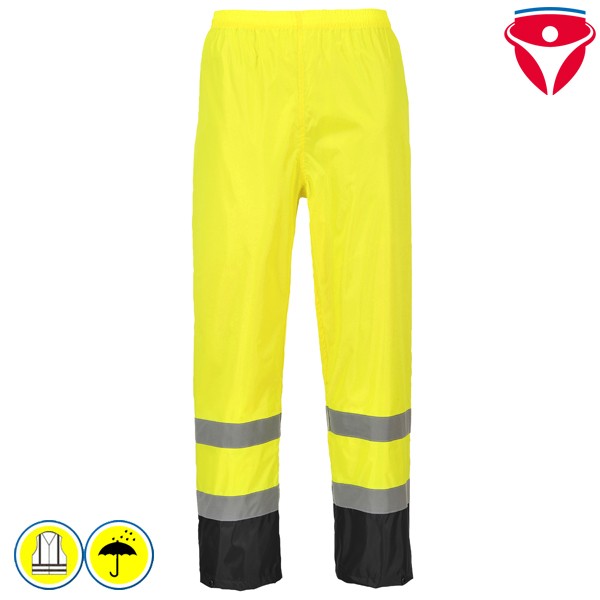 PortWest H444 günstige Warnschutz Regenhose