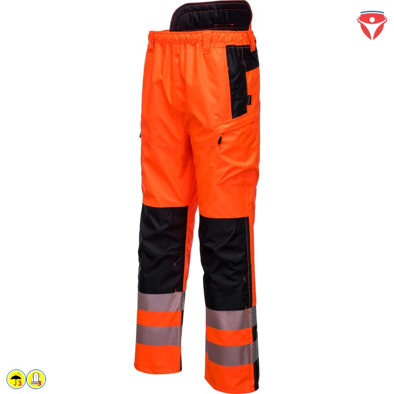PortWest PW342 Extreme Warnschutz Regenhose