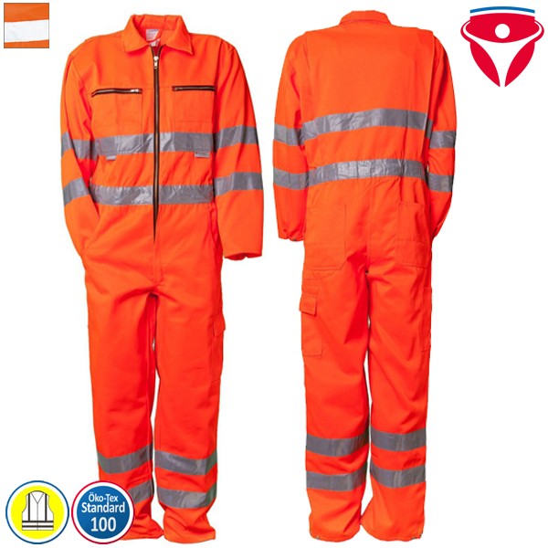 Planam Warnschutz Overall | einfarbig