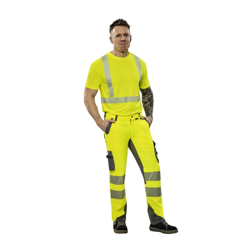 Planam Norit Warnschutz Hose mit Stretch