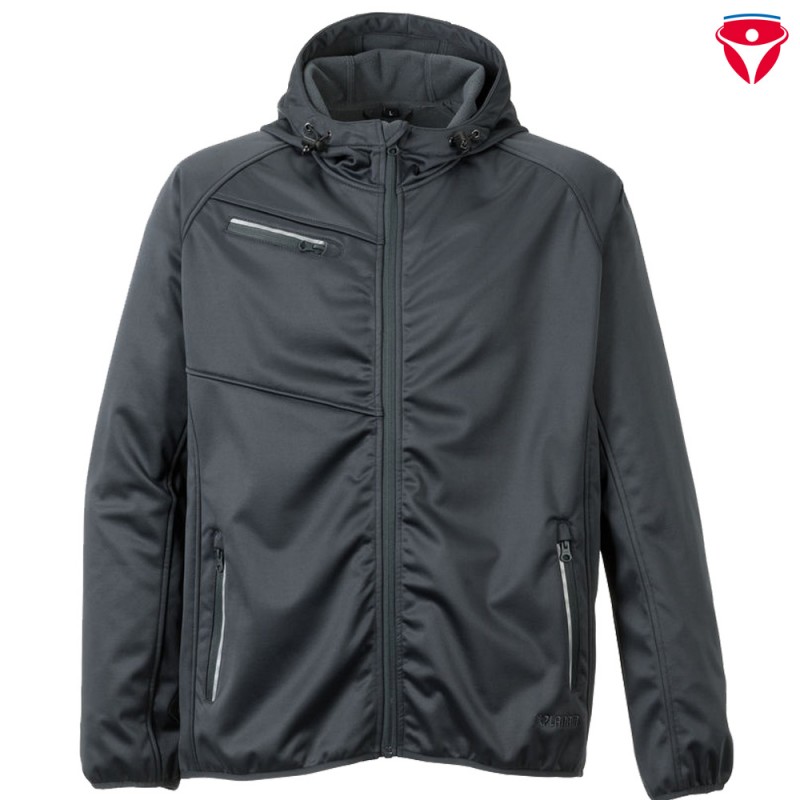 Planam Outdoor Fog Softshelljacke mit Reflexapplikationen