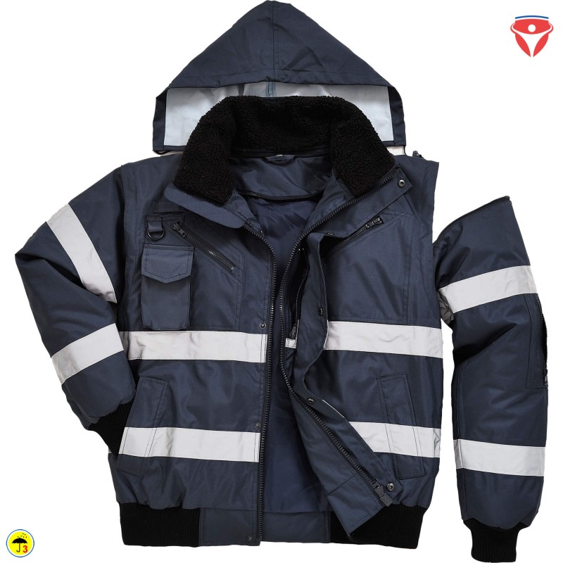 PortWest S435 Iona 3-in-1 Pilotjacke Klasse 3