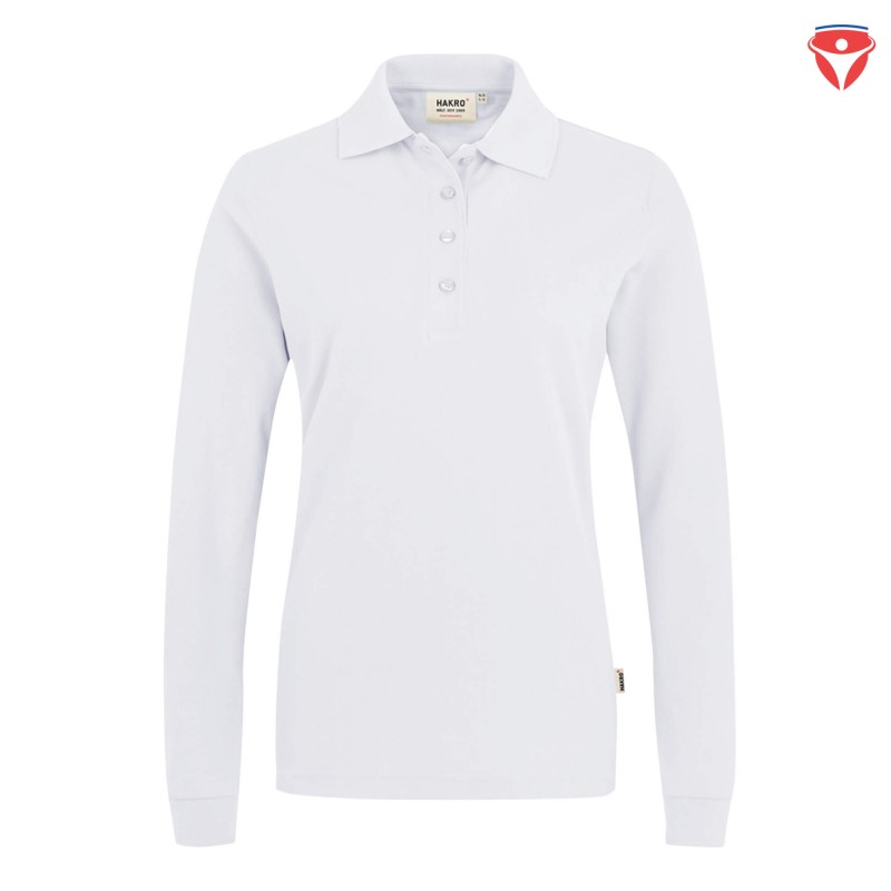 Hakro 215 Damen Longsleeve-Poloshirt Mikralinar