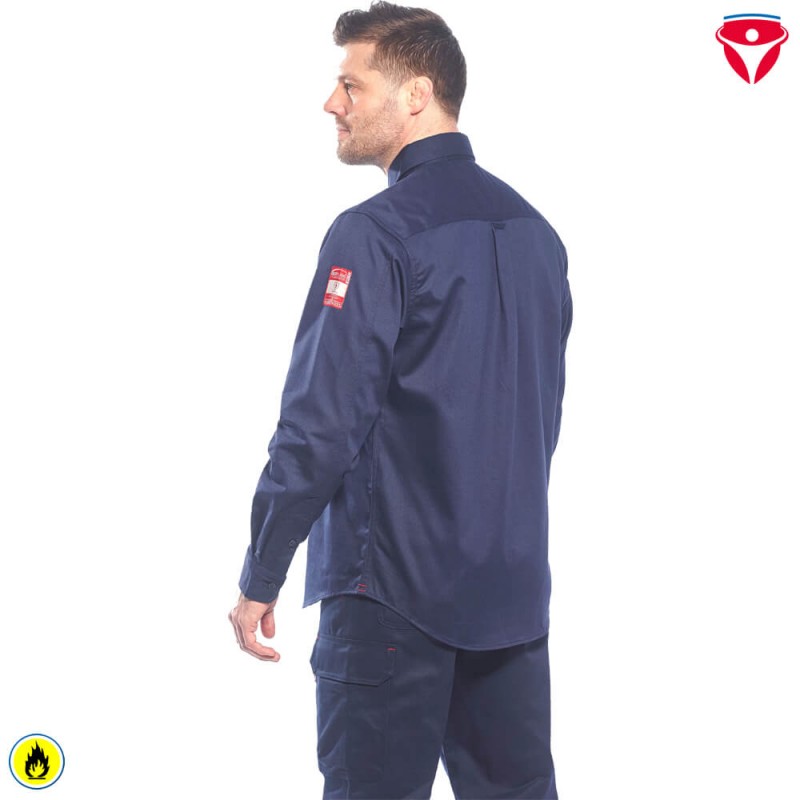 PortWest FR89 BizFlame flammhemmendes Hemd nach EN 11612