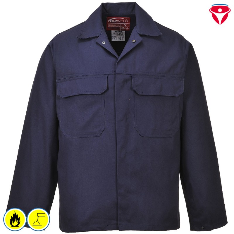 PortWest BIZ2 günstige Schweisserjacke BizWeld