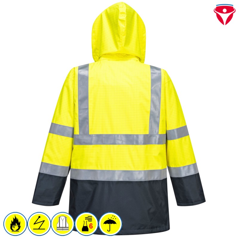 PortWest S779 MultiNorm Regen Warnschutz Jacke