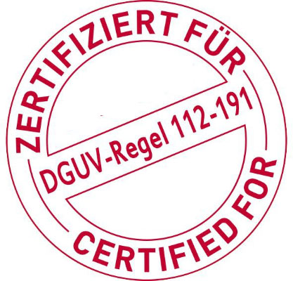 Sicherheitsschuhe / Arbeitsschuhe sind gemäß EN 20345:2004 zertifiziert, wobei beim Verkauf die Standard Einlegesohle enthalten ist. Nur Standard Einlegesohlen des jeweiligen Herstellers sind für die Verwendung in Schuhen zugelassen. Wenn die Schuhe über eine zusätzliche Zertifizierung gemäß DGUV 112 191 verfügt, können orthopädische Einlegesohlen zertifizierter Hersteller verwendet werden. Wenn der Schuh gemäß IEC 61340-5-1 (ESD-gerecht) zertifiziert ist, können diese Eigenschaften nicht garantiert werden, wenn die Einlegesohle durch die Einlegesohle eines anderen Herstellers ersetzt wird.