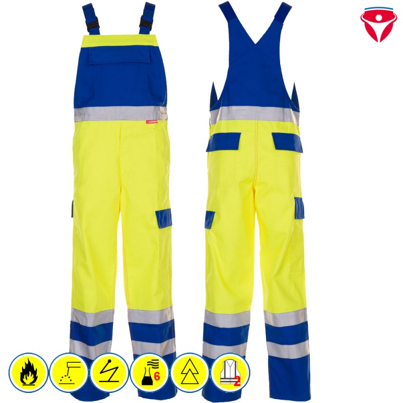 Planam MultiNorm Warnschutz Latzhose 5232