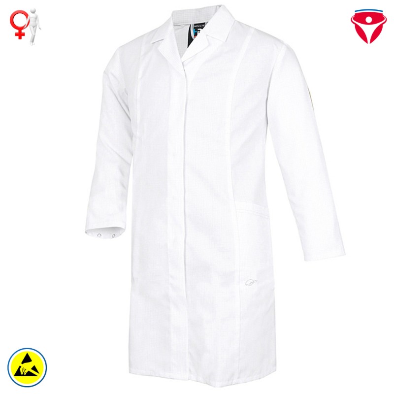 HB ConducTex ESD Damen Mantel - langarm