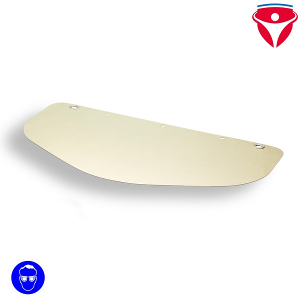 Tempex Rundum-Visier goldbedampft, grün getönt