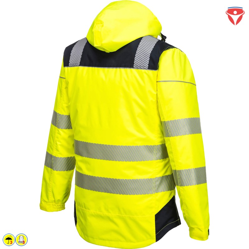 PortWest T400 Winter Warnschutz Regenjacke