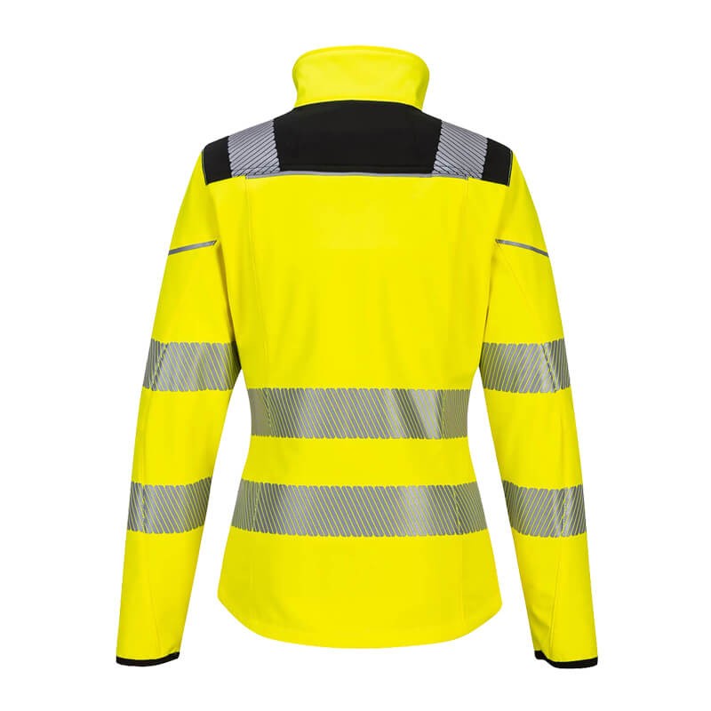 PortWest PW381 Warnschutz Softshelljacke für Frauen