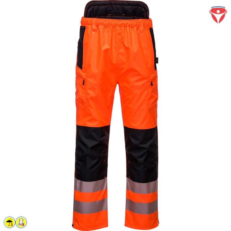 PortWest PW342 Extreme Warnschutz Regenhose
