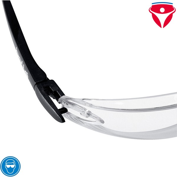 BOLLÉ COBRA COBHDPI Schutzbrille, Panorama Sichtfeld, Bügelbrille EN 166, 170
