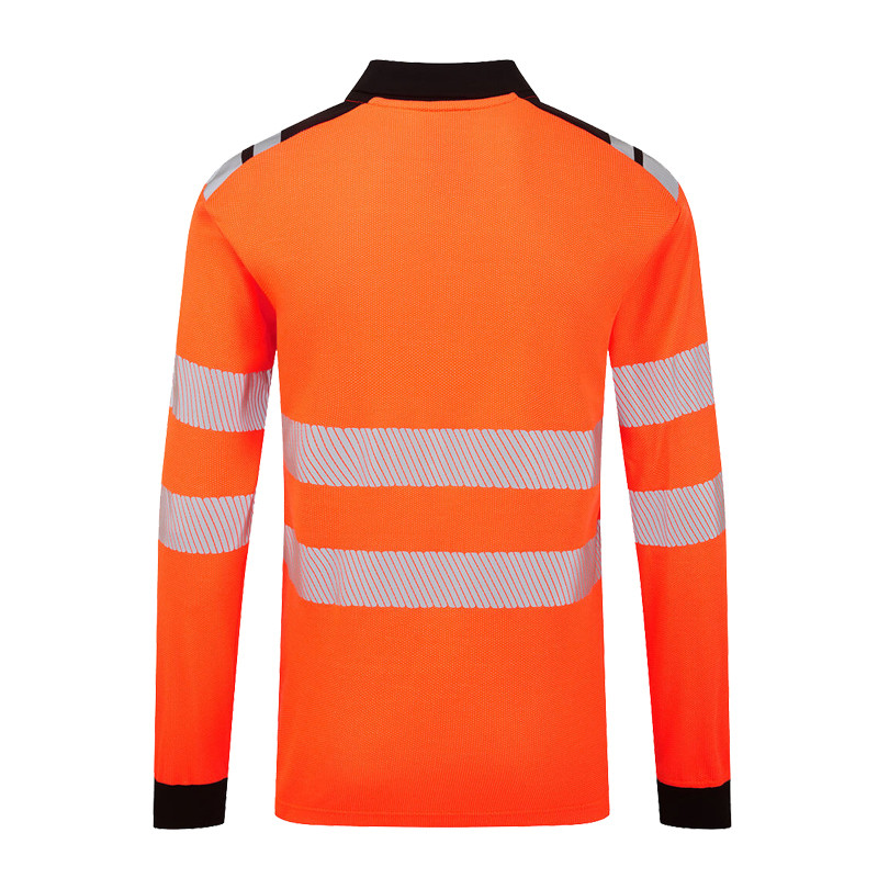 PortWest FR734 FR MultiNorm Hi-Vis Polo-Shirt HVO langarm