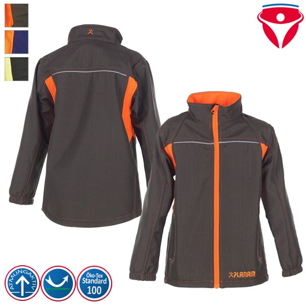 Planam Junior Kinder Softshell Jacke
