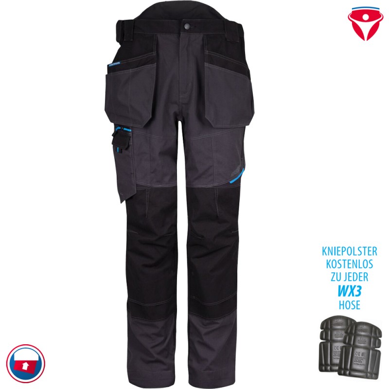PortWest T702 Bundhose mit Holstertaschen