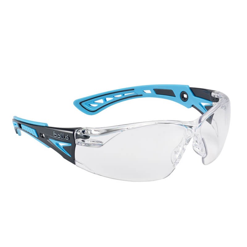 Bollé RUSH+ Industrie Schutzbrille Kratzfest und Anti-Beschlag