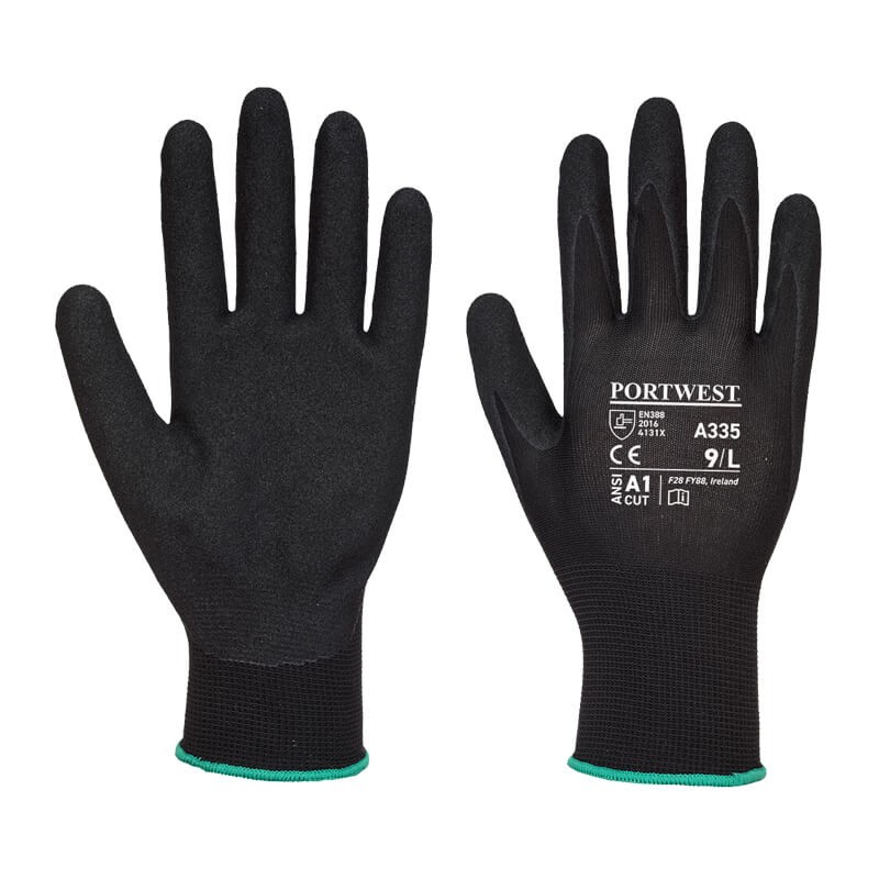 Dermi-Grip A335 Nitrilschaum Handschuhe