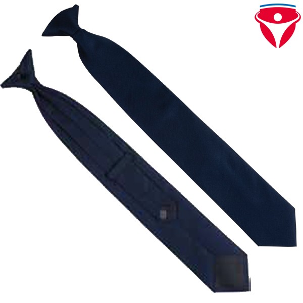 Krawatte mit Sicherheitsclip