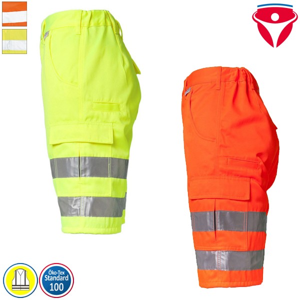 Planam Warnschutz Shorts | einfarbig