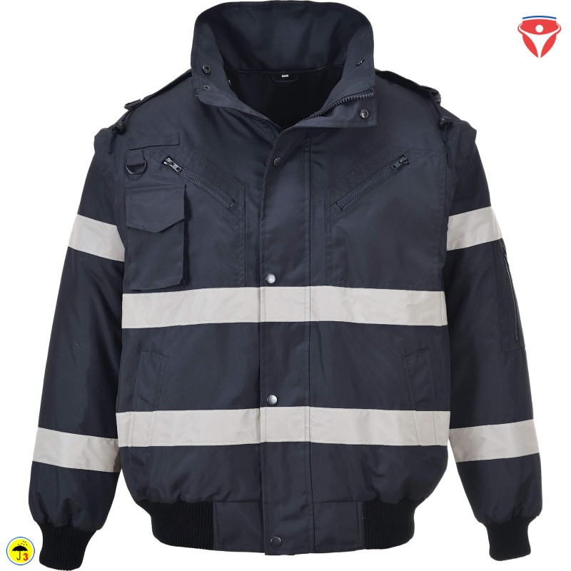PortWest S435 Iona 3-in-1 Pilotjacke Klasse 3
