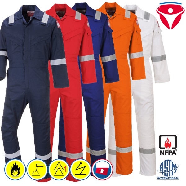 PortWest FR50 BizFlame MultiNorm Overall nach EU und US Norm