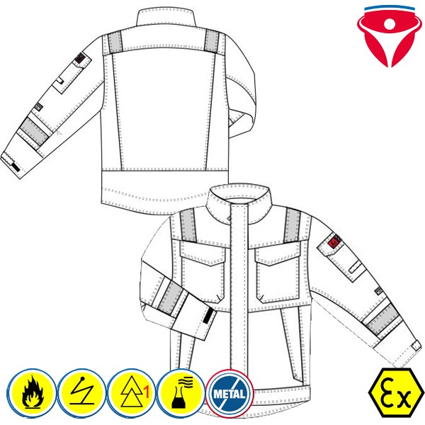 Tranemo MultiNorm Bundjacke metallfrei 6030 81