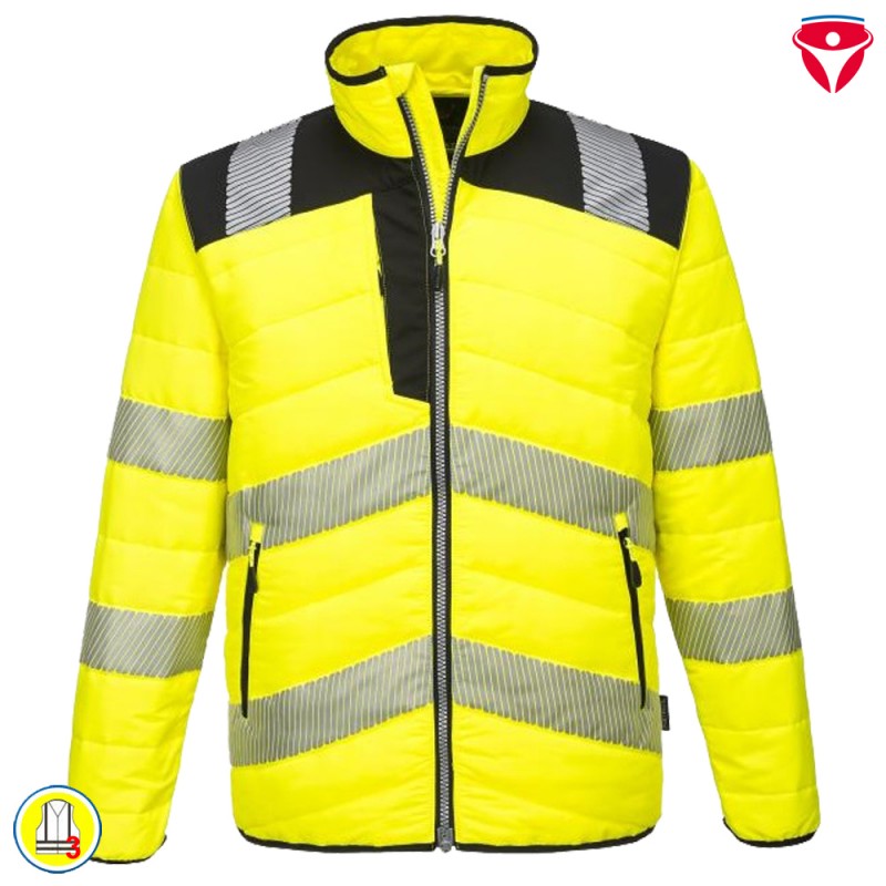 PortWest PW371 Warnschutz Steppjacke | Buffle Jacket