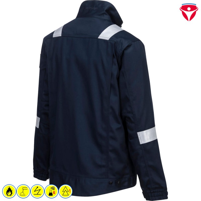PortWest FR68 BizFlame MultiNorm Ultra Jacke | metallfrei