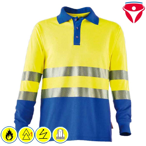 Rofa MultiNorm Warnschutz Polo-Shirt 139