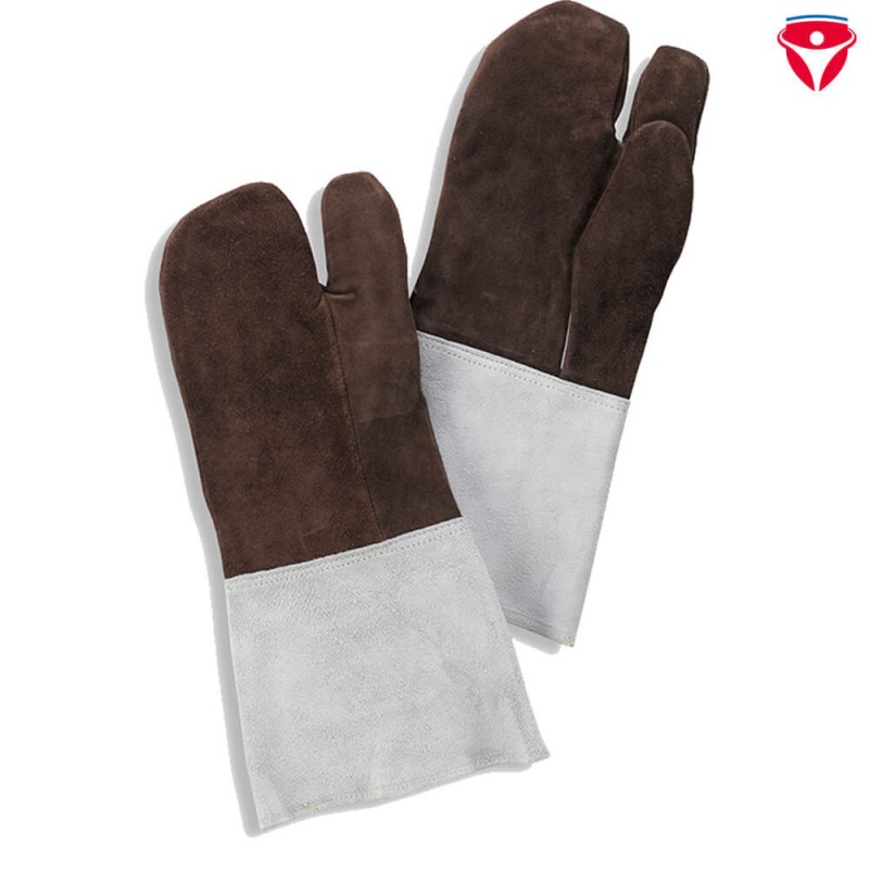 Tempex 3-Finger Schweisserhandschuhe aus Sebatanleder