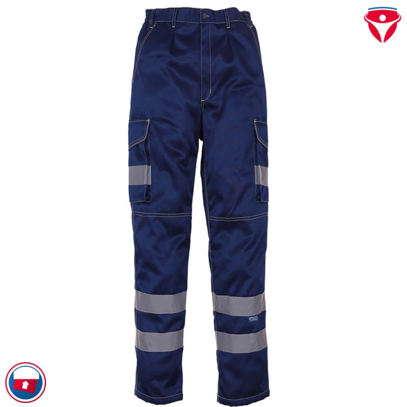 Warnschutz Cargo Hose mit Kniepolstertaschen
