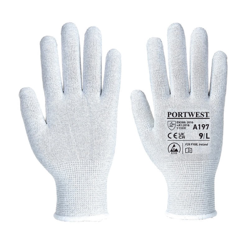 PortWest A197 antistatic Shell ESD Handschuhe ableitfähig