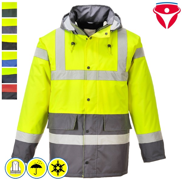 PortWest S466 günstiger Warnschutz Parka