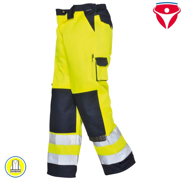PortWest TX51 günstige Warnschutzhose Lyon